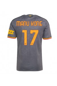 AS Roma Manu Kone #17 Jalkapallovaatteet Kolmaspaita 2026-27 Lyhythihainen
